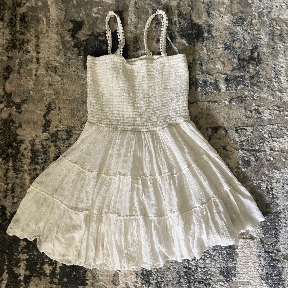 Cream Mini summer dress
